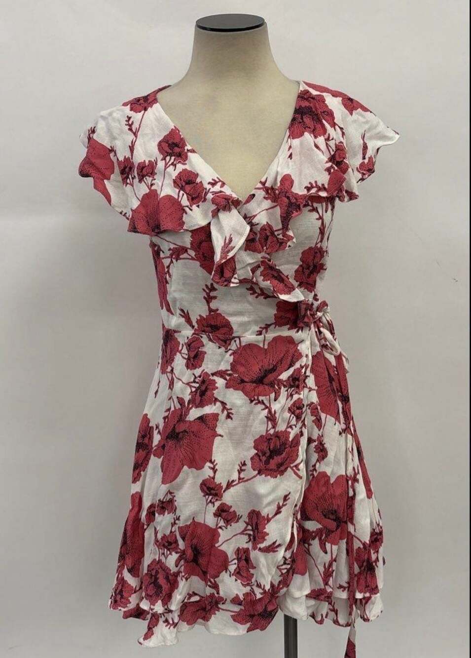 Free People Floral Wrap Dress Size S